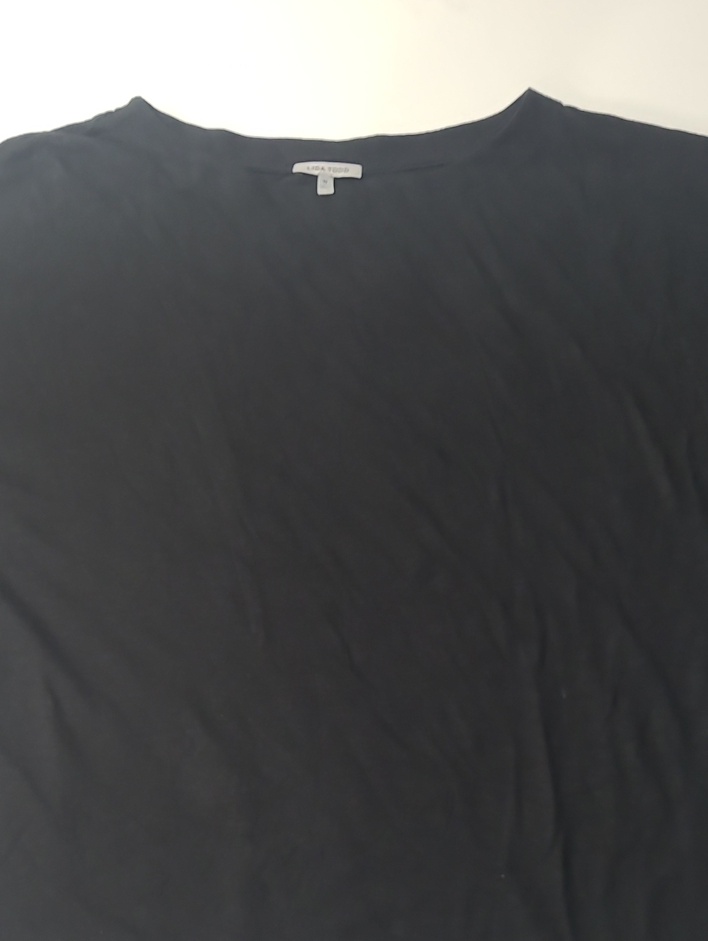 Lisa Todd Black Short Sleeve Crewneck Tee